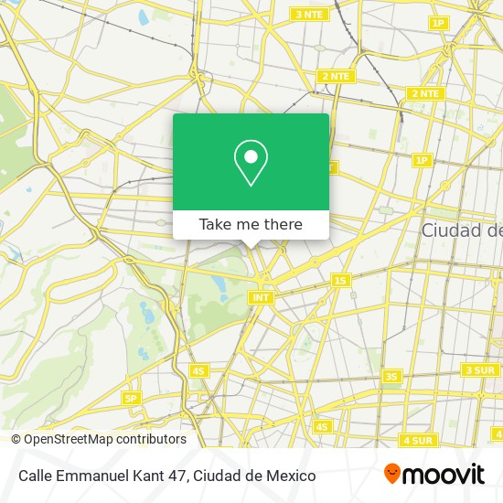 Calle Emmanuel Kant 47 map