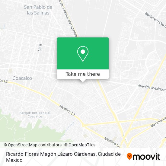 How to get to Ricardo Flores Magón Lázaro Cárdenas in Tultepec by Bus?