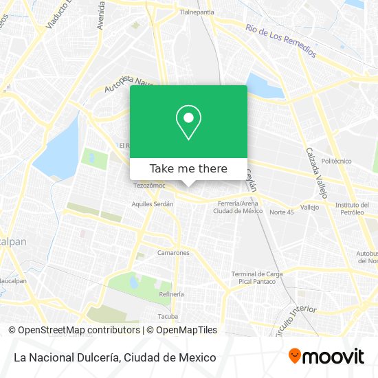 La Nacional Dulcería map