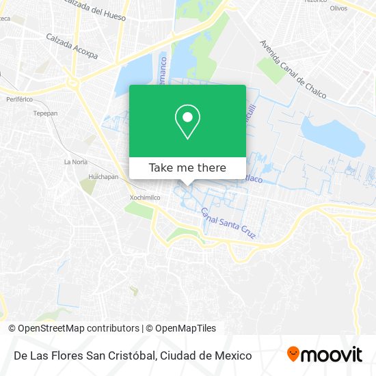 De Las Flores San Cristóbal map