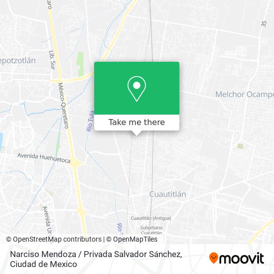 Narciso Mendoza / Privada Salvador Sánchez map