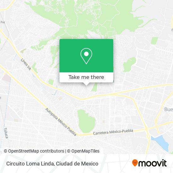 Circuito Loma Linda map