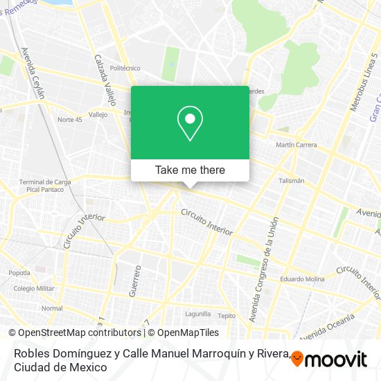 Robles Domínguez y Calle Manuel Marroquín y Rivera map