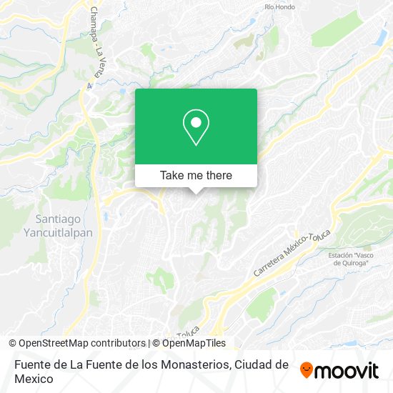 Fuente de La Fuente de los Monasterios map