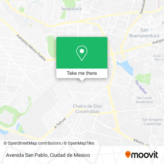 Avenida San Pablo map