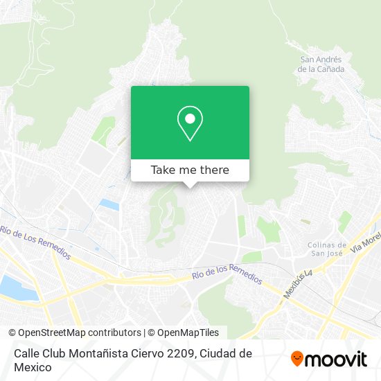 Calle Club Montañista Ciervo 2209 map