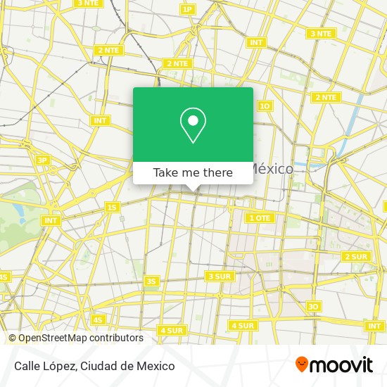 Calle López map