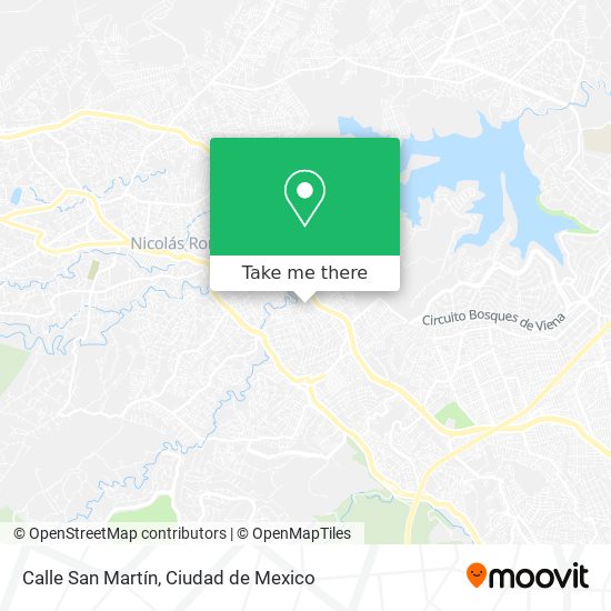 Calle San Martín map