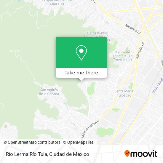 Mapa de Río Lerma Río Tula