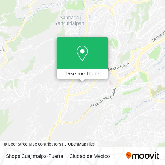 Shops Cuajimalpa-Puerta 1 map