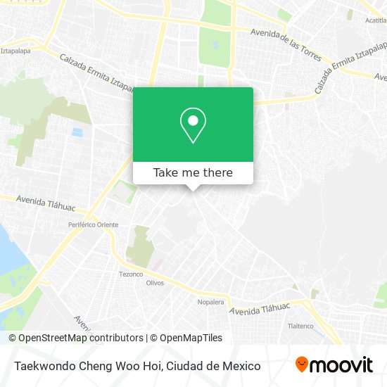 Taekwondo Cheng Woo Hoi map