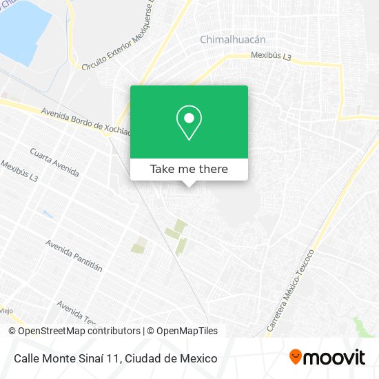 Calle Monte Sinaí 11 map