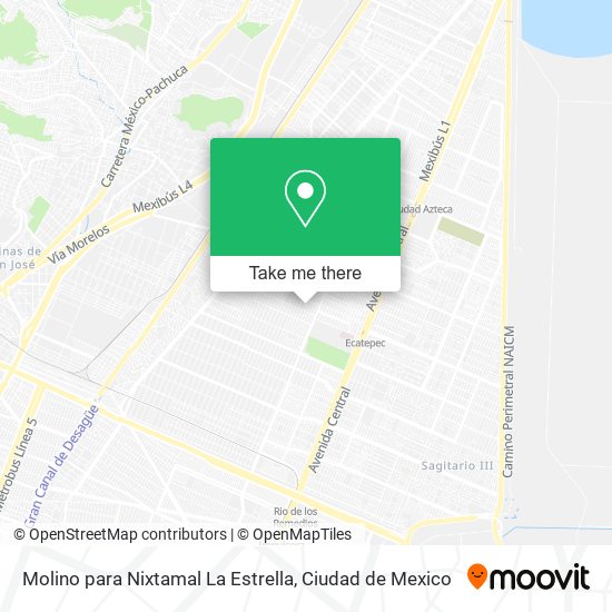 Molino para Nixtamal La Estrella map