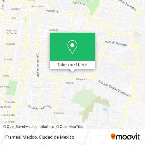 Framesi México map