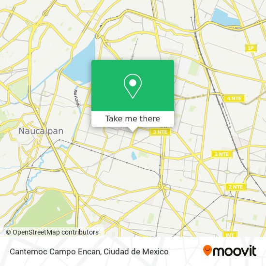 Cantemoc Campo Encan map