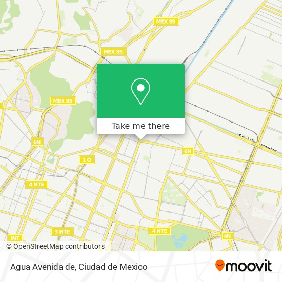 Mapa de Agua Avenida de