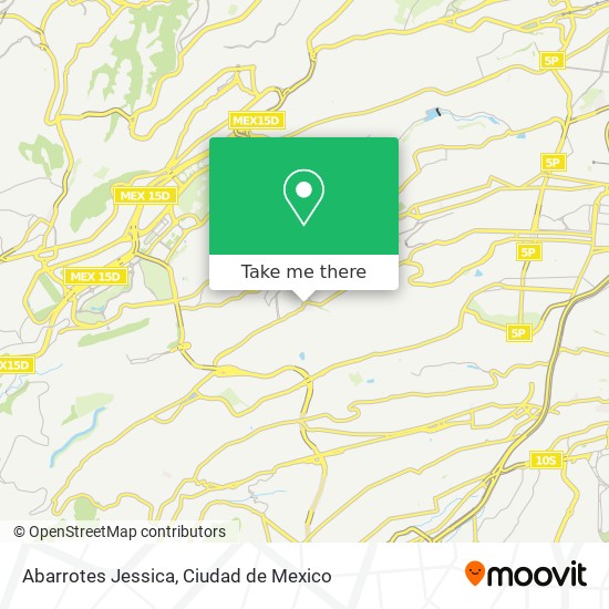 Abarrotes Jessica map