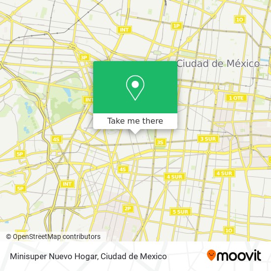 Minisuper Nuevo Hogar map