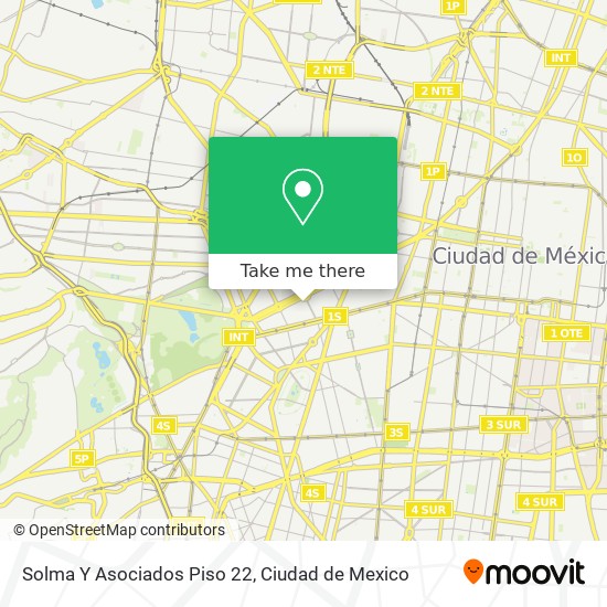 Solma Y Asociados Piso 22 map