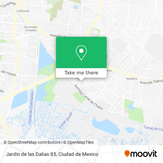 Jardín de las Dalias 85 map