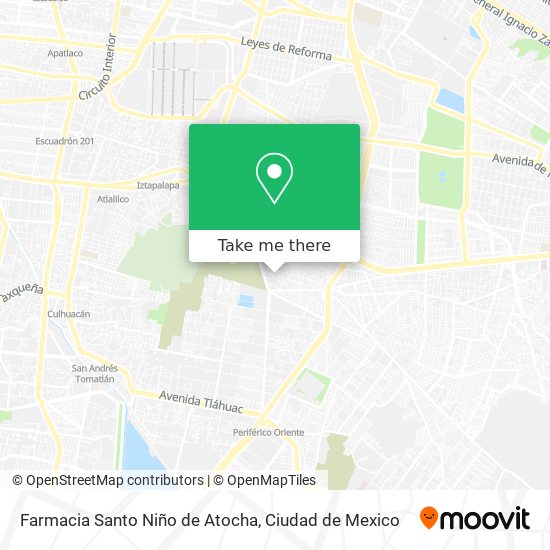 Farmacia Santo Niño de Atocha map