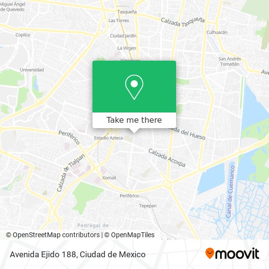 Avenida Ejido 188 map