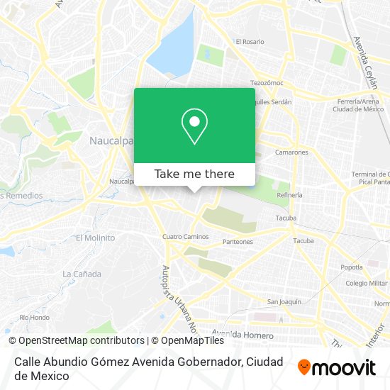 Calle Abundio Gómez Avenida Gobernador map