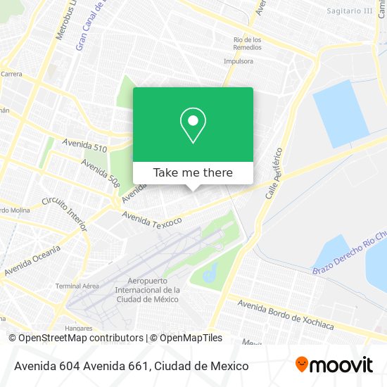 Mapa de Avenida 604 Avenida 661
