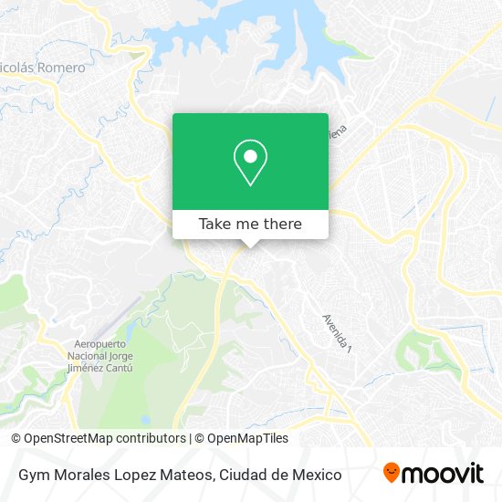 Mapa de Gym Morales Lopez Mateos