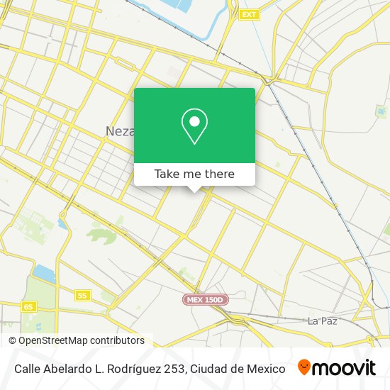 Mapa de Calle Abelardo L. Rodríguez 253