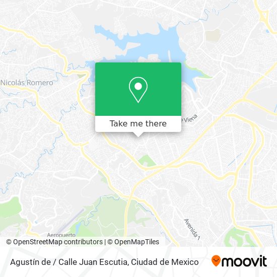 Agustín de / Calle Juan Escutia map