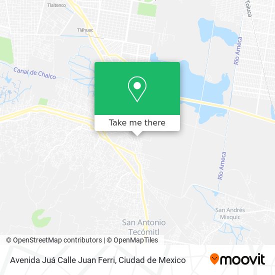 Mapa de Avenida Juá Calle Juan Ferri