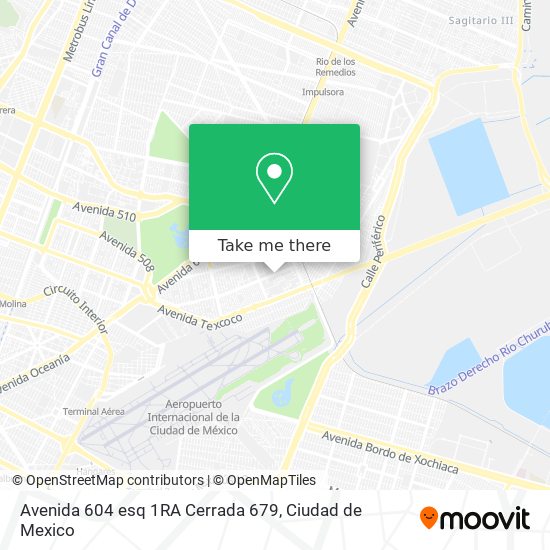 Mapa de Avenida 604 esq 1RA Cerrada 679