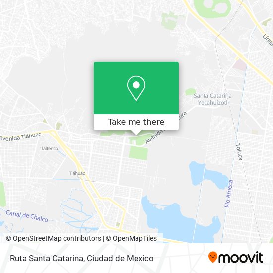 Ruta Santa Catarina map