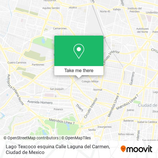 Lago Texcoco esquina Calle Laguna del Carmen map