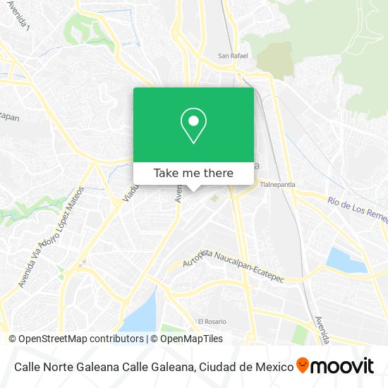 Mapa de Calle Norte Galeana Calle Galeana