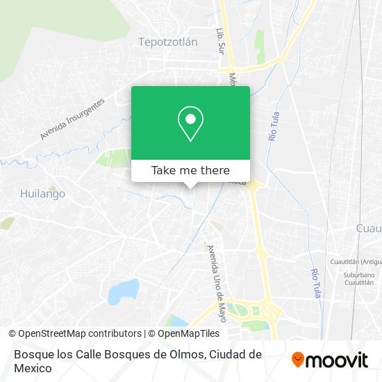 Bosque los Calle Bosques de Olmos map