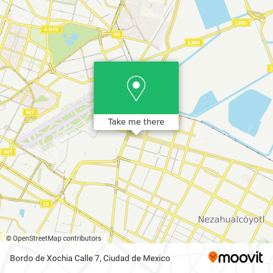 Bordo de Xochia Calle 7 map