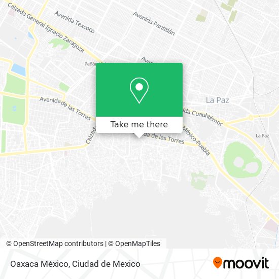 Oaxaca México map