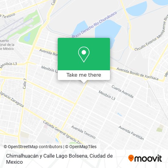 Chimalhuacán y Calle Lago Bolsena map