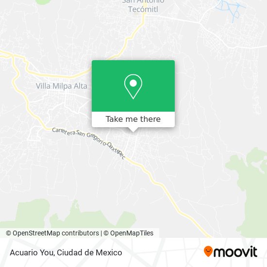 Mapa de Acuario You
