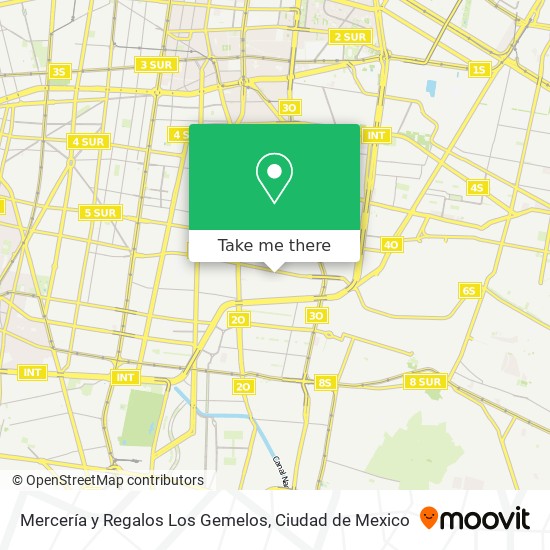 Mercería y Regalos Los Gemelos map