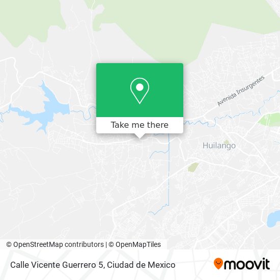 Mapa de Calle Vicente Guerrero 5