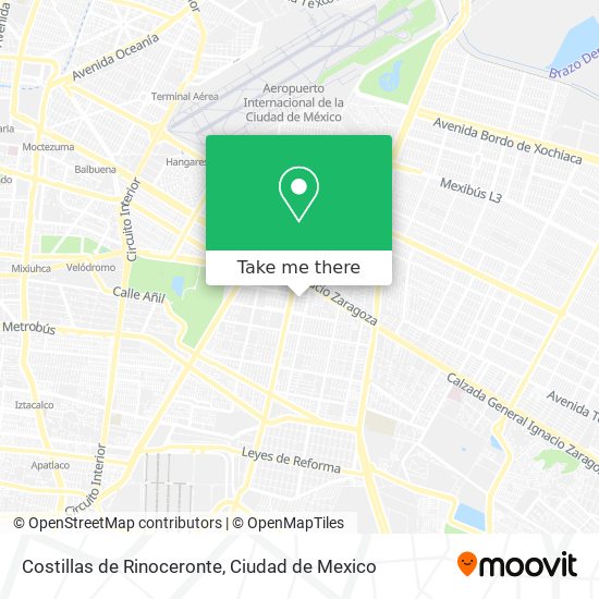 Costillas de Rinoceronte map