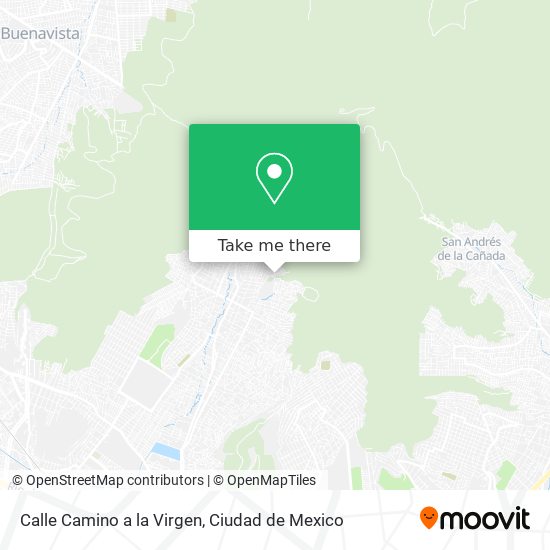 Mapa de Calle Camino a la Virgen