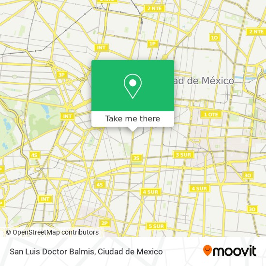 San Luis Doctor Balmis map