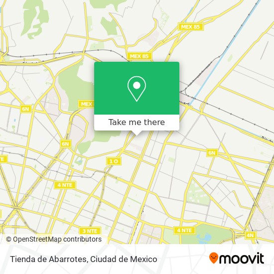 Mapa de Tienda de Abarrotes