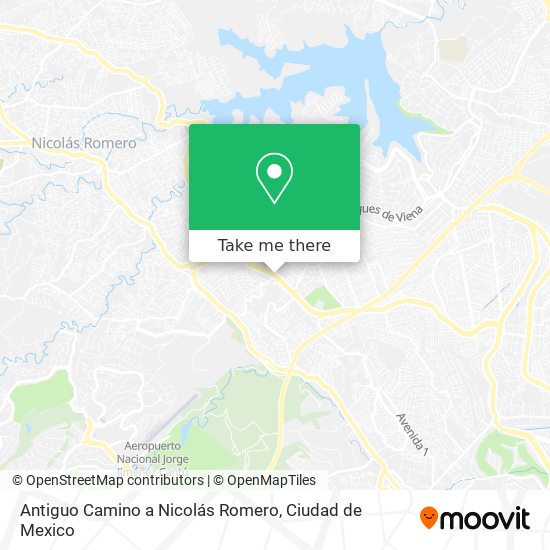 Mapa de Antiguo Camino a Nicolás Romero