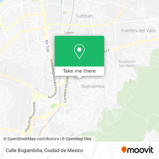 Calle Bugambilia map