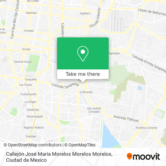 Callejón José María Morelos Morelos Morelos map